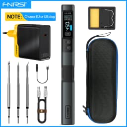 FNIRSI HS-02 Smart Soldering Station 100W Electric Soldering Iron Adjustable Constant Temperature Fast Heat Solder Iron Kit