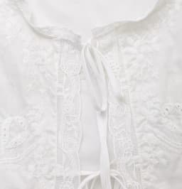 Sleeveless Lace-up Summer Blouse  Cotton Floral Embroidered lace Blouses Shirts Women Tops Vintage Boho Beach Wear Casual Blusas