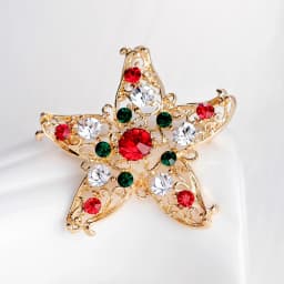 Luxury Rhinestone Christmas Tree Brooches for Women Exquisite Crystal Penguin Elk Snowman Brooch Pins Corsage Christmas Jewelry