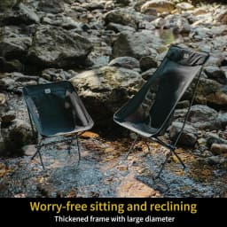 Naturehike Ultralight Folding Chair L04 150kg Load Capacity for Fishing Picnic Outdoor Hiking Moon Chair Portable Relax Chair