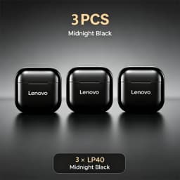 Original Lenovo LP40 Wireless Bluetooth5.4 Headphones TWS Earphones Touch Control Sport Headset Stereo Earbuds For Phone Android