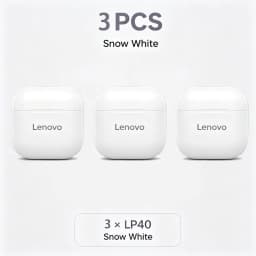 Original Lenovo LP40 Wireless Bluetooth5.4 Headphones TWS Earphones Touch Control Sport Headset Stereo Earbuds For Phone Android