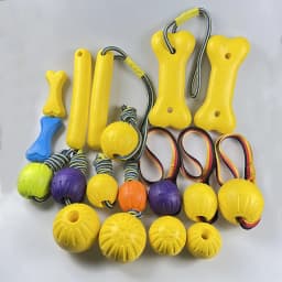 Training Pet Toy Dog Ball Bite Resistant EVA Foam Rubber Water Buoy Air Throwing Wearing Rope Elastic Ball Dogs Toys
