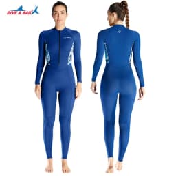 UPF50+Full Body Rash Guard Dive Skins Wetsuit Swimsuit, Sun UV Protection Long Sleeve One Piece Swimming Snorkeling Body Suit
