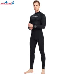 UPF50+Full Body Rash Guard Dive Skins Wetsuit Swimsuit, Sun UV Protection Long Sleeve One Piece Swimming Snorkeling Body Suit