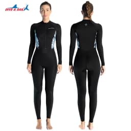 UPF50+Full Body Rash Guard Dive Skins Wetsuit Swimsuit, Sun UV Protection Long Sleeve One Piece Swimming Snorkeling Body Suit