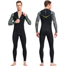 UPF50+Full Body Rash Guard Dive Skins Wetsuit Swimsuit, Sun UV Protection Long Sleeve One Piece Swimming Snorkeling Body Suit