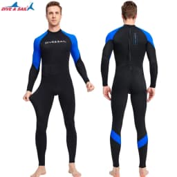 UPF50+Full Body Rash Guard Dive Skins Wetsuit Swimsuit, Sun UV Protection Long Sleeve One Piece Swimming Snorkeling Body Suit