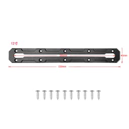 Kayak Low Profile Track for Fishing Rod Holder Gear Track Accessories for Cup Holder Mount Track Rail Track for Paddle Holders