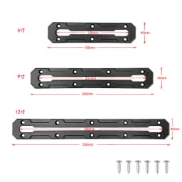 Kayak Low Profile Track for Fishing Rod Holder Gear Track Accessories for Cup Holder Mount Track Rail Track for Paddle Holders