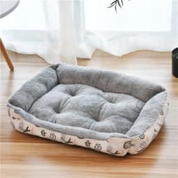 Classical pet Mat Fashion Dog Kennel Bed House Breathable Cotton Soft Cat Nest Dog Warm Bed for Small Medium Dog