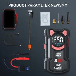 PAIVIROKU 5-in-1 Jump Starter with Air Pump 3000A Peak Starter Box 150PSI Battery Pack with Digital Tire Inflator Car Battery Jump Starter