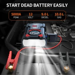 PAIVIROKU 5-in-1 Jump Starter with Air Pump 3000A Peak Starter Box 150PSI Battery Pack with Digital Tire Inflator Car Battery Jump Starter