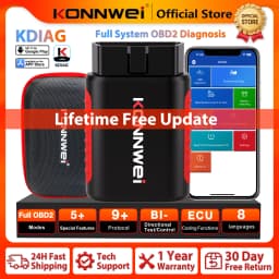 2026 KONNWEI KDIAG Car Obd2 Bluetooth All System Diagnostic Tool Read Erase Codes EPB DPF Oil Reset SRS SAS TPMS Sensor Scanner