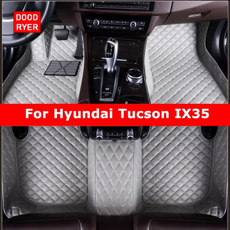 DOODRYER Custom Car Floor Mats For Hyundai Tucson IX35 Auto Carpets Foot Coche Accessorie