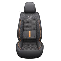 2025 Fashion Universal PU Leather Breathable Car Seat Covers For Nissan Qashqai Tiida Peugeot 2008 Mercedes ML W164 Interior