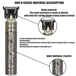 T9 Cordless Electric Hairber Shaver Hair Trimer Home Appliances Travel Barber Razors Shaving Machine for Men Trimmer Man