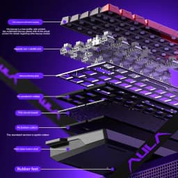 AULA Win60He Magnetic Keyboard RGB Hero 60He Key Board Teclado Magnetico Backlit 60% Computer Pc Ergonomic Tastiera USB Tastiera