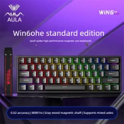 AULA Win60He Magnetic Keyboard RGB Hero 60He Key Board Teclado Magnetico Backlit 60% Computer Pc Ergonomic Tastiera USB Tastiera