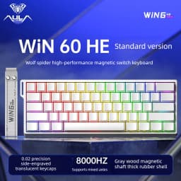 AULA Win60He Magnetic Keyboard RGB Hero 60He Key Board Teclado Magnetico Backlit 60% Computer Pc Ergonomic Tastiera USB Tastiera