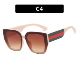 Large Frame Women Sunglasses Plastic Polygonal Brand Style Square Feature Vintage Retro Sun Glasses Men Oversized Eyewear UV400
