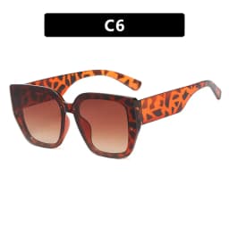 Large Frame Women Sunglasses Plastic Polygonal Brand Style Square Feature Vintage Retro Sun Glasses Men Oversized Eyewear UV400