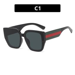 Large Frame Women Sunglasses Plastic Polygonal Brand Style Square Feature Vintage Retro Sun Glasses Men Oversized Eyewear UV400