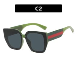 Large Frame Women Sunglasses Plastic Polygonal Brand Style Square Feature Vintage Retro Sun Glasses Men Oversized Eyewear UV400