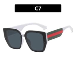 Large Frame Women Sunglasses Plastic Polygonal Brand Style Square Feature Vintage Retro Sun Glasses Men Oversized Eyewear UV400