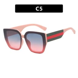 Large Frame Women Sunglasses Plastic Polygonal Brand Style Square Feature Vintage Retro Sun Glasses Men Oversized Eyewear UV400