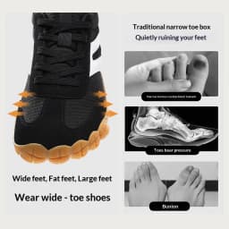 36-49 Big Size Barefoot Shoes Women Casual Sneakers Wide Toe Box Shoes Zero Drop Barefoot Shoe Men,Minimalist Trail Running