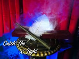 CATCH THE X LIGHT BY KINGSLEY XU Magic Tricks Gimmick Props Floating Light to Wand Magia Stage Mentalism Illusions Feather