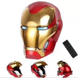 New War Machine Iron Man Helmet Mk5 Mk50 M17 Helmet Mask 1:1 Openable Voice Control Adult Cosplay Collection Ornament Gift