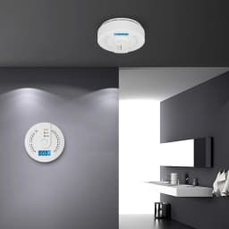 Carbon Monoxide Detector CO Gas Monitor Alarm Sound & Light Warning CO Sensor Detector with LED Digital Display for Home Office
