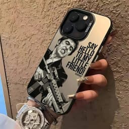 Fashion Hot S-Scarface Phone Case For iPhone 17 16e 16 15 14 13 12 11 Pro Max X XR XSMAX 8 7 Air Plus Anti Fall Matte Cover