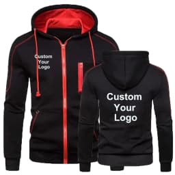Customized Newest  Hoodies Men Women Warm Sports Coat Hooded Sweatshirt Zipper Jacket S-3XL