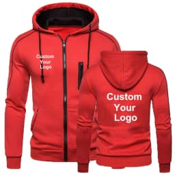 Customized Newest  Hoodies Men Women Warm Sports Coat Hooded Sweatshirt Zipper Jacket S-3XL