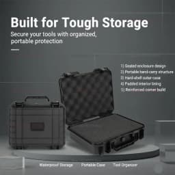 Multifunctional Portable Protective Safety Waterproof Anti‑fall Equipment Protection Box Camera Tool Accessories Storage Box.