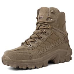 Men's Desert Combat Boots Outdoor Non-slip Tactical Boots Hiking Desert Ankle Hunting Shoes Work Safty Men Boots Botines Zapatos