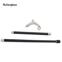 White Luxury Curve Line Type Walking Cane Fashion Decorative Walking Stick Gentleman Elegant Cosplay Cane Knob Crosier 93cm