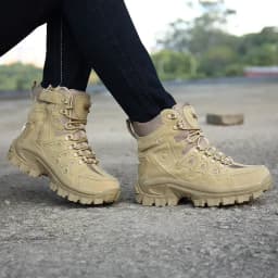 Men's Hunting Boot Hiking Mens Ankle Boot Tactical Big Size 39-46 Boot Male Shoes Work Safety Shoes Motocycle Boots