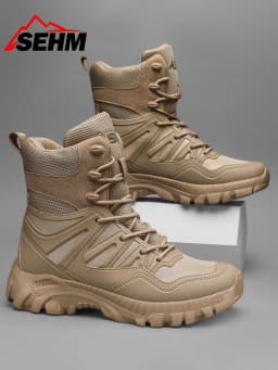 Men's Outdoor Casual Comfortable Hiking Boots, Walking Shoes