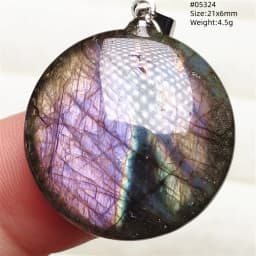 Natural Blue Light Labradorite Pendant Jewelry Water Drop Crystal Flash Labradorite Bead Necklace Women Men AAAAAA