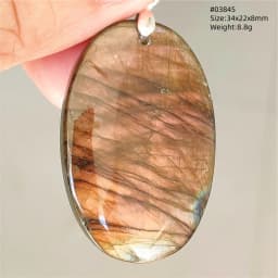 Natural Blue Light Labradorite Pendant Jewelry Water Drop Crystal Flash Labradorite Bead Necklace Women Men AAAAAA