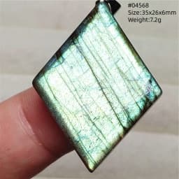 Natural Blue Light Labradorite Pendant Jewelry Water Drop Crystal Flash Labradorite Bead Necklace Women Men AAAAAA