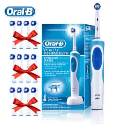 Oral B Electric Toothbrush Rotation Cleaning Oral 3D White Tooth Adult Vitality Tooth Brush Inductive Charging + Gift Brush Head