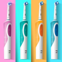 Oral B Electric Toothbrush Rotation Cleaning Oral 3D White Tooth Adult Vitality Tooth Brush Inductive Charging + Gift Brush Head