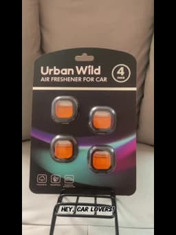 4 Pack Car Air Freshener Car Air Vent Freshener, Car Aroma Relax Long-lasting Fragrance Powerful Odor Eliminator