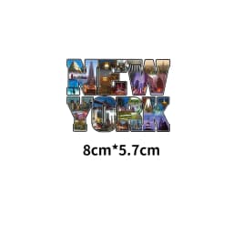 New York Letters DTF Heat Transfer vinyl clothing printed patch DIY men's and women's hoodie T-shirts decorated with stripes