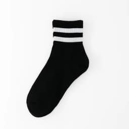 Vintage Two Stripes Sports Cotton Men Ankle Socks Streetwear Hiphop Skate Hiphop Athletic White Black School Designer Punk Boy